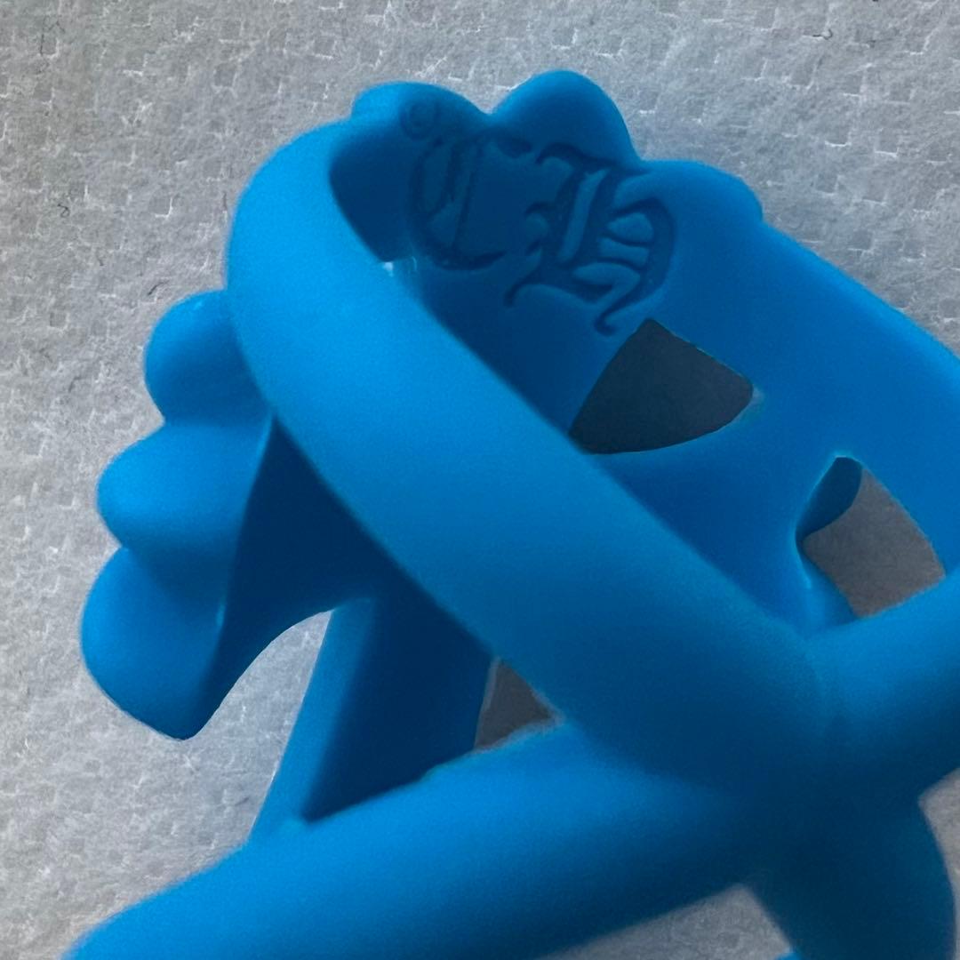 ア*ム様 クロムハーツ｜シリコンリング ブルー クロス Sサイズ