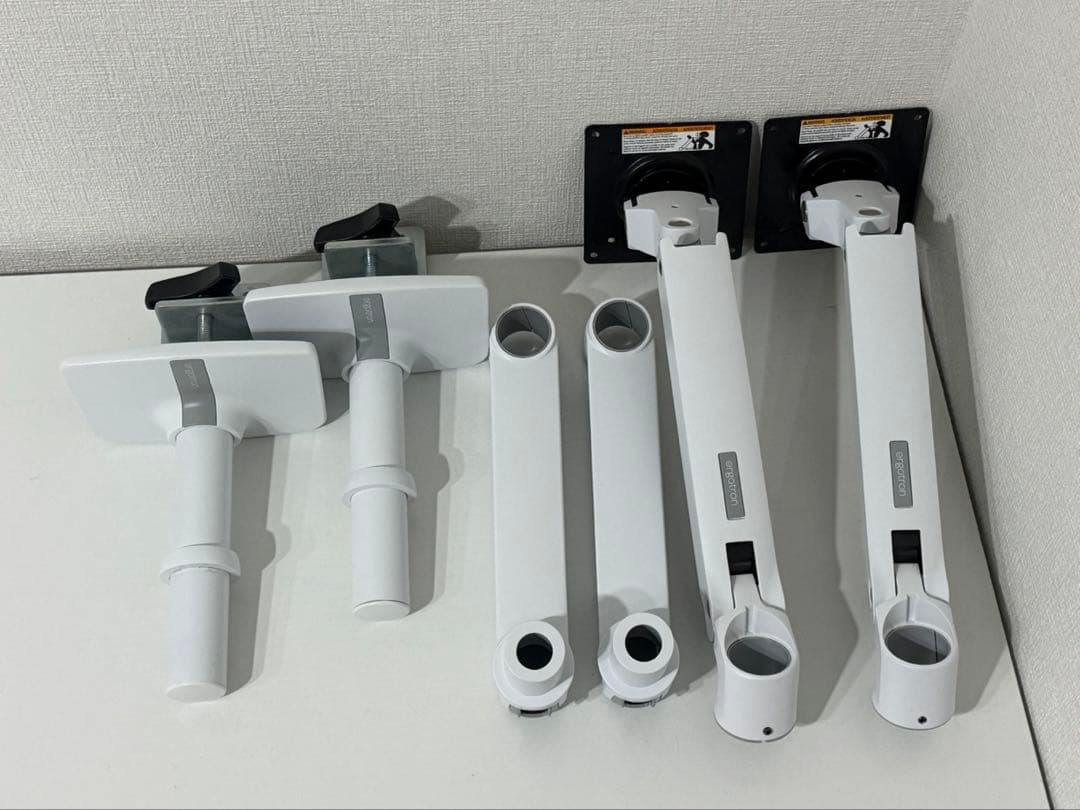 エルゴトロンlx ホワイト モニターアーム ×2