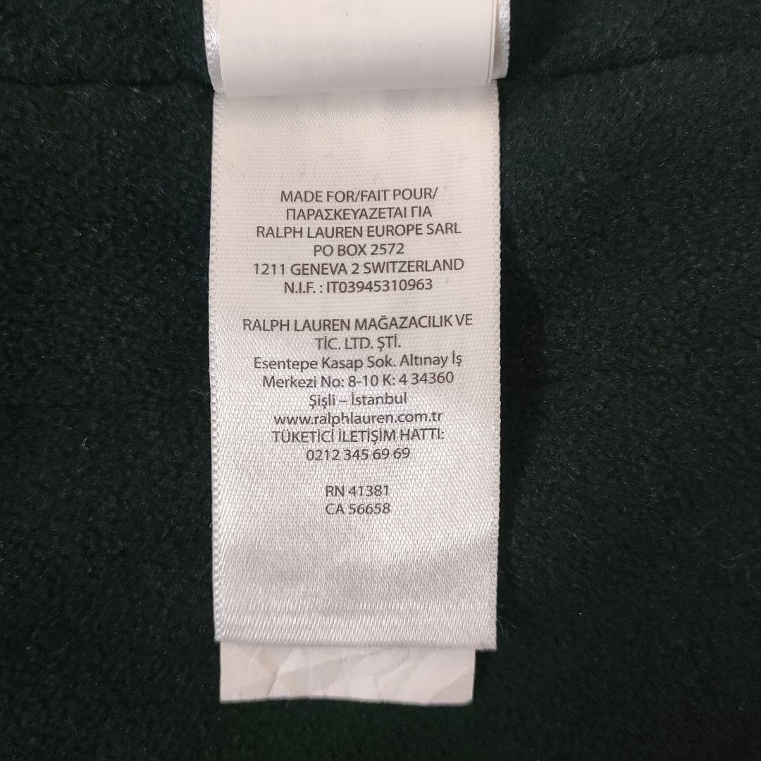 極美品 POLO RALPH LAUREN 中綿 ジップ ジャケット 黒 L