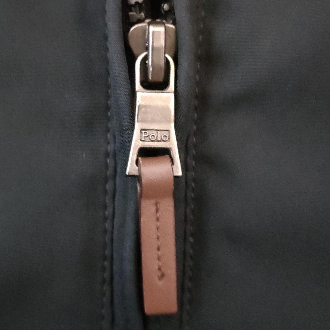極美品 POLO RALPH LAUREN 中綿 ジップ ジャケット 黒 L