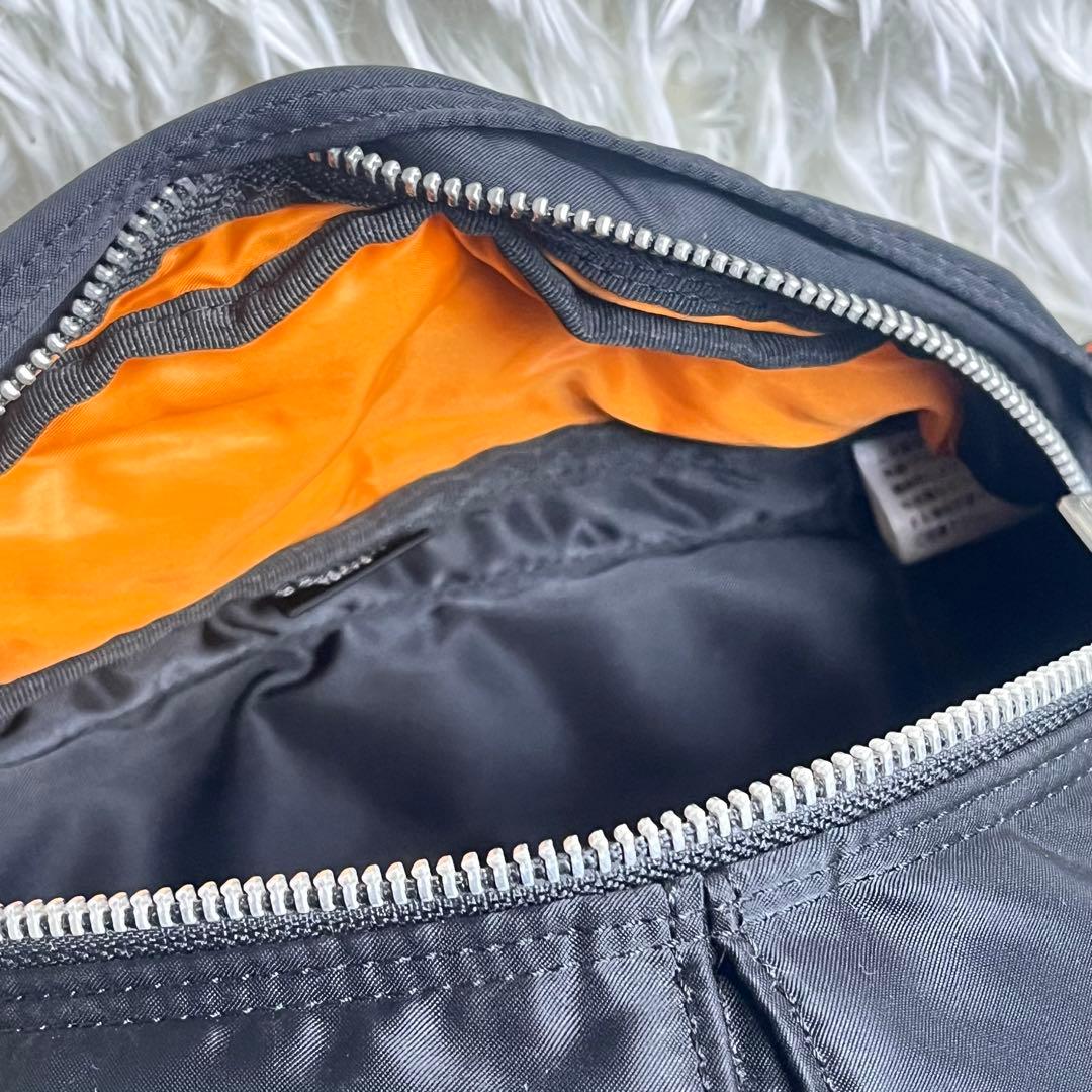 【美品】PORTER ポーター 現行 タンカー ウエストバッグ L ブラック