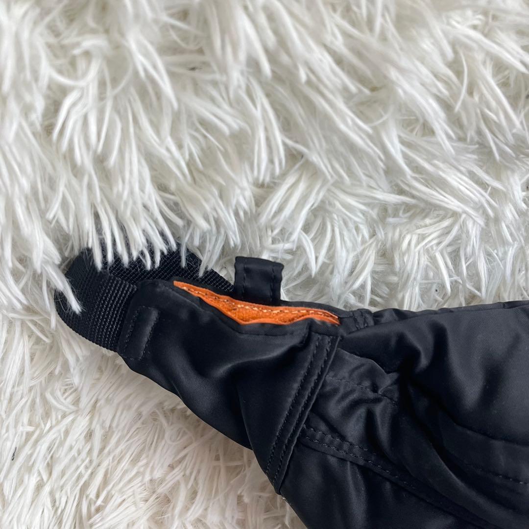 【美品】PORTER ポーター 現行 タンカー ウエストバッグ L ブラック