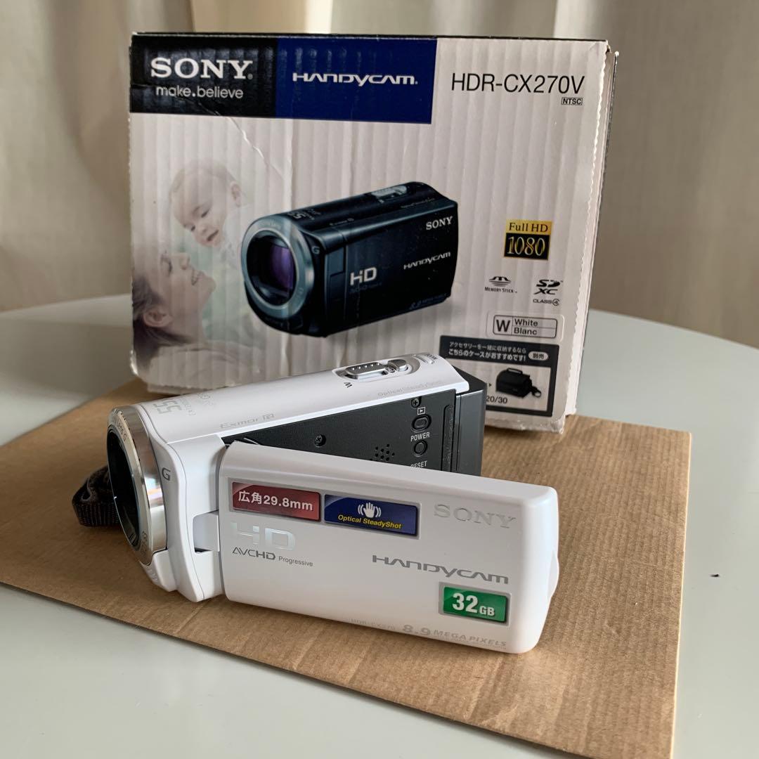 【美品】★ソニーデジタルビデオカメラ 　　　　HDR-CX270V★