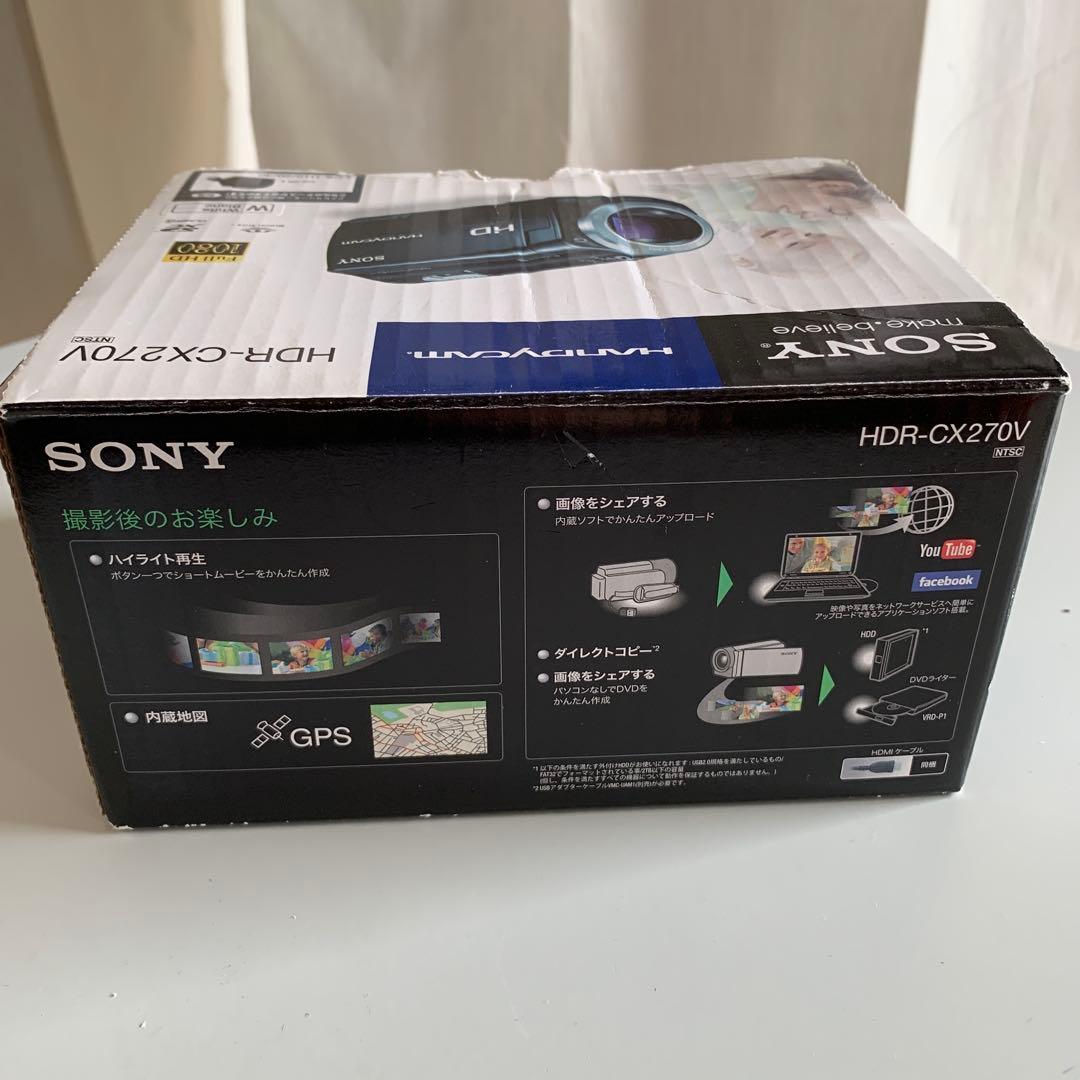 【美品】★ソニーデジタルビデオカメラ 　　　　HDR-CX270V★