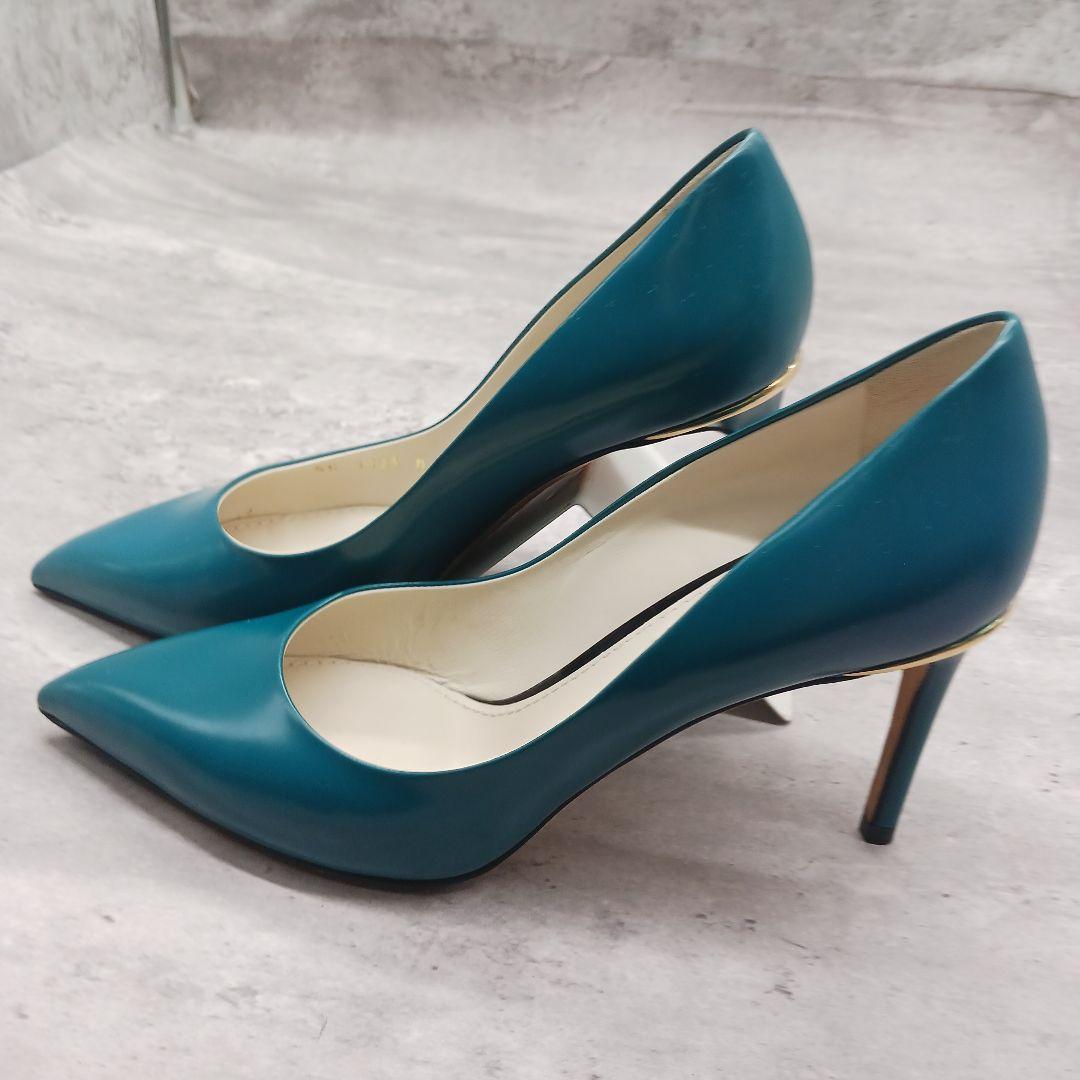 ✨美品✨ ルイヴィトン パンプス ポインテッドトゥ 36.5 グリーン系