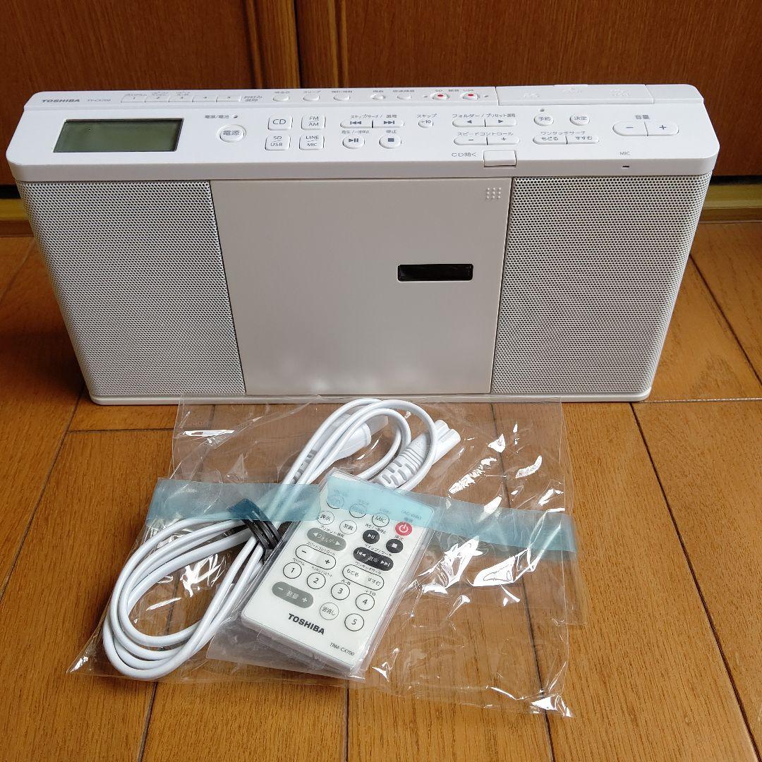 TOSHIBA SD/USB/CDラジオ TY-CX700-W
