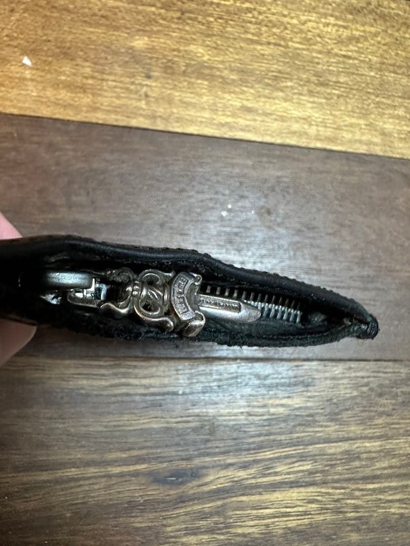シルバーレザー†chromehearts クロムハーツ パース