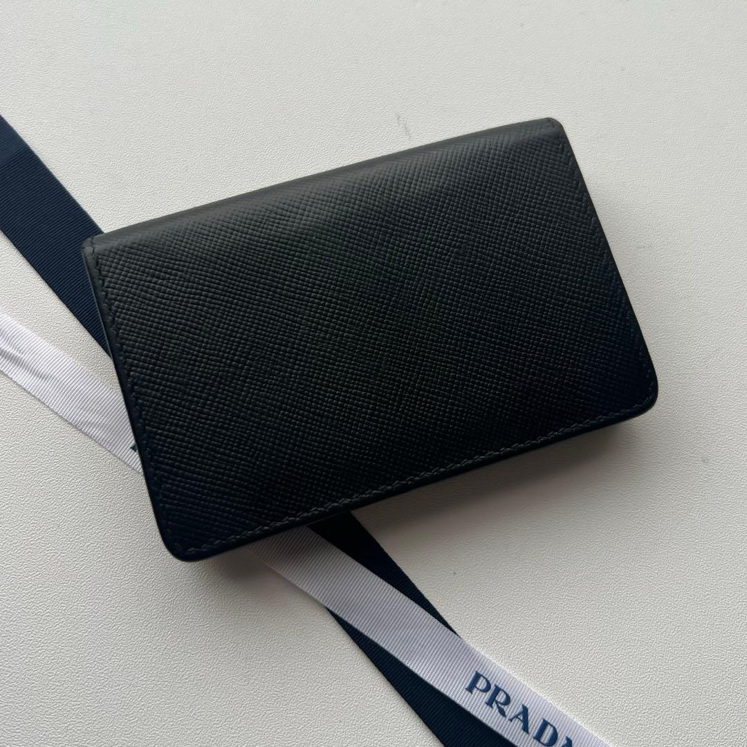 138 極上美品 PRADA プラダ カードケース 名刺入れ 財布