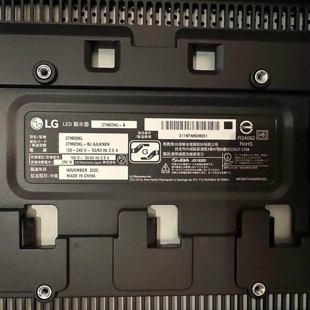 【ジャンク品】LG UltraFine 5K Display