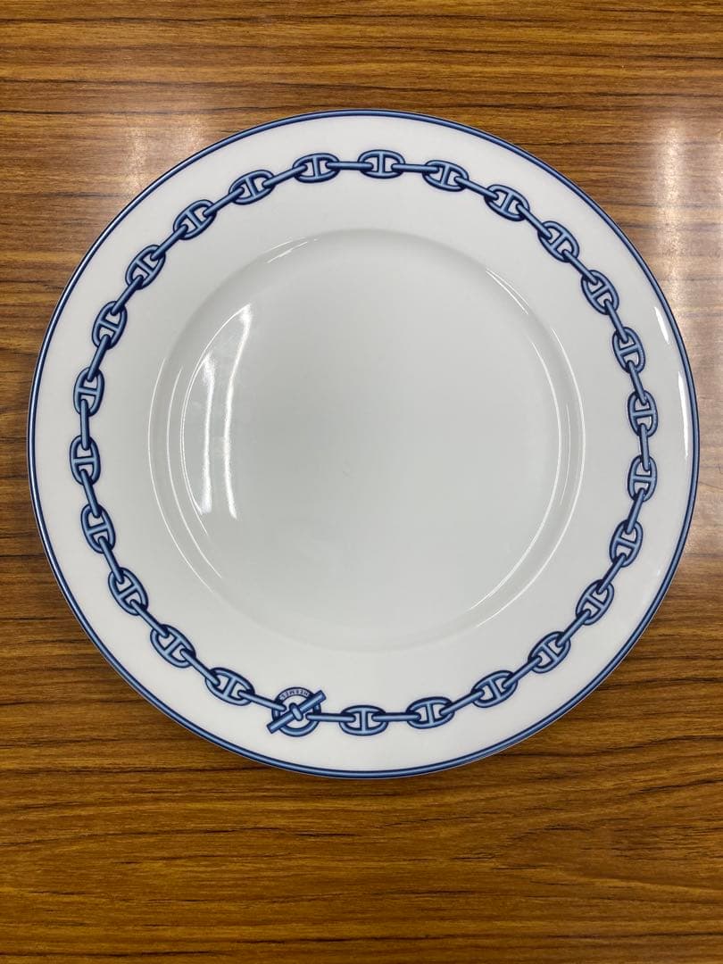 HERMES エルメス シェーヌダンクル プレート 27.5cm