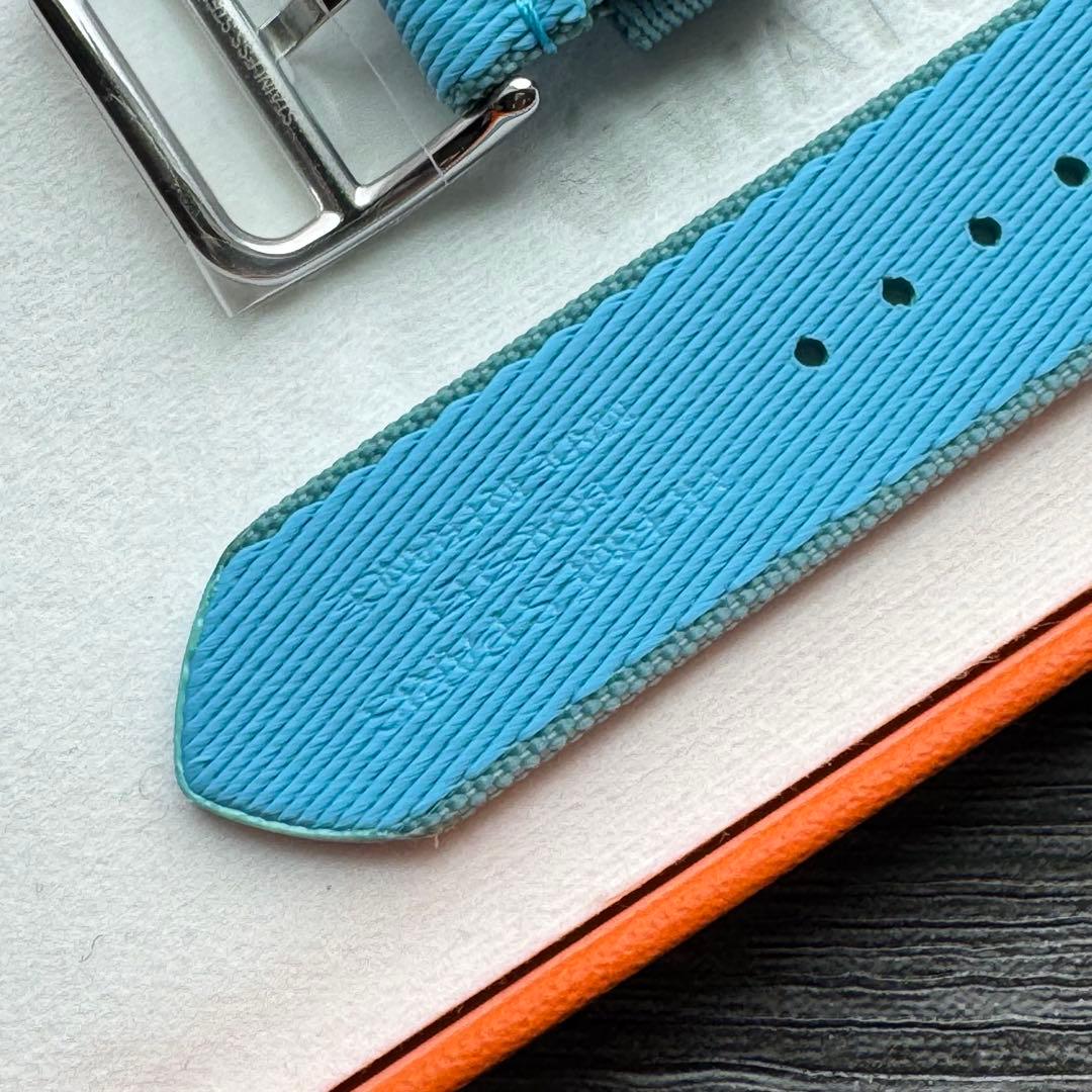 2587 未使用　Apple Watch エルメス　ツイルジャンプ　ブルー