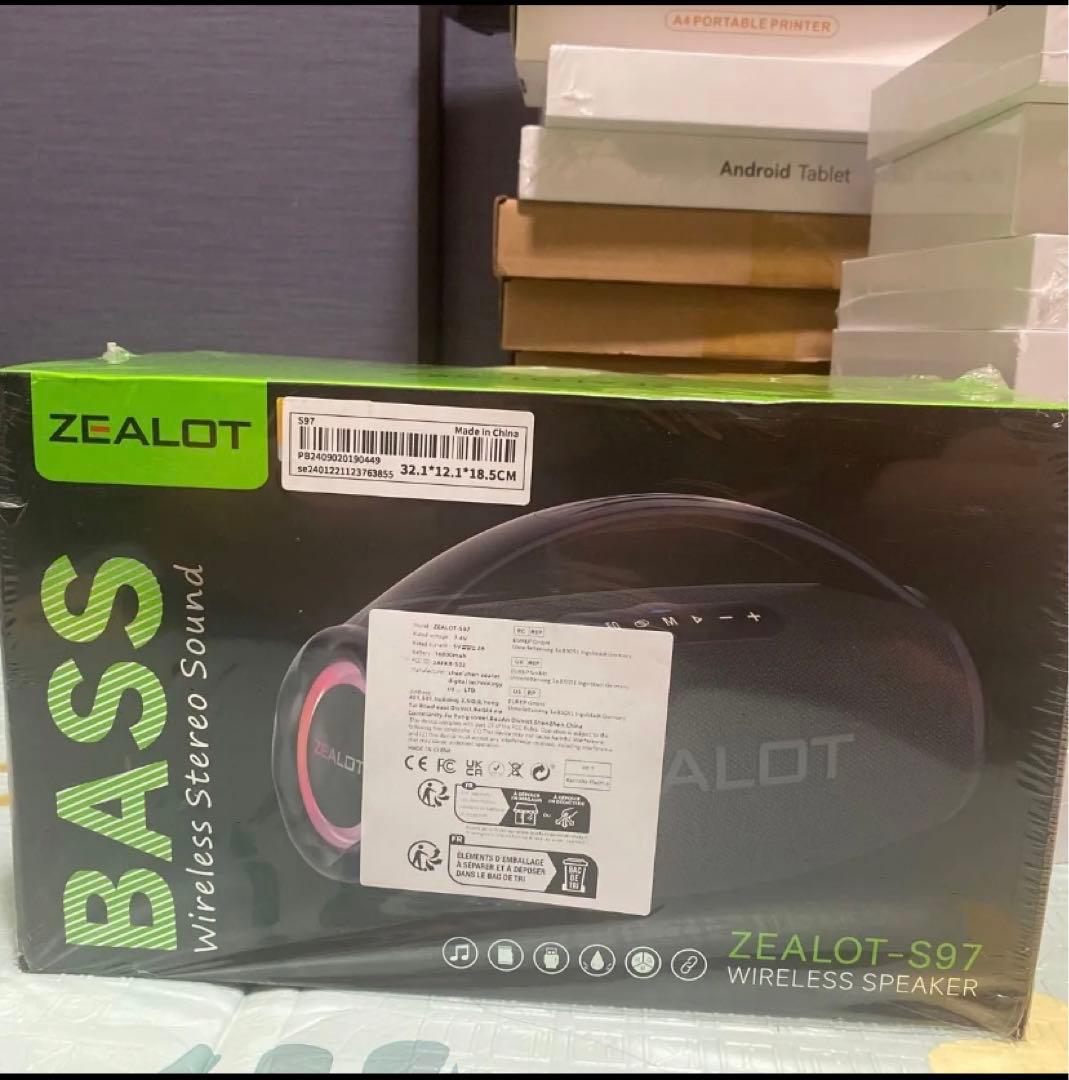 新品未開封　ZEALOT 80W ワイヤレススピーカー 16000mAh