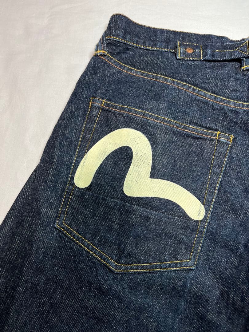 EVISU No.2 2004 34×35 白カモメ 虎耳 シンチバック 尾錠