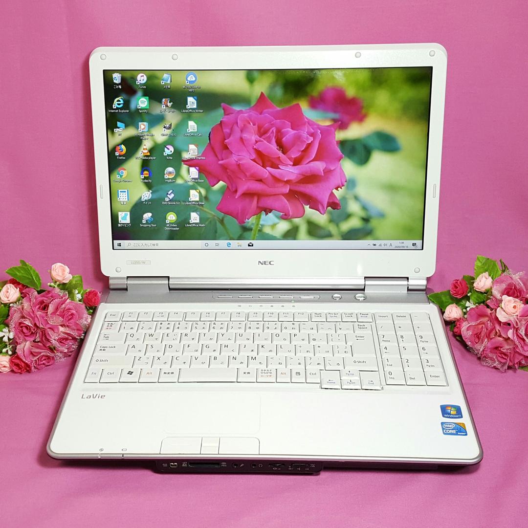LaVie✱Core-i3✱Win10✱大容量500G✱オフィス✱テンキ付き♪