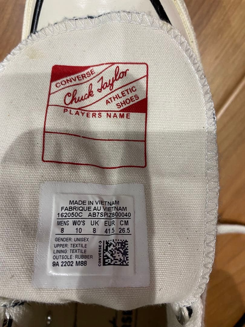 CT70 ハイカット26.5cm BLACK