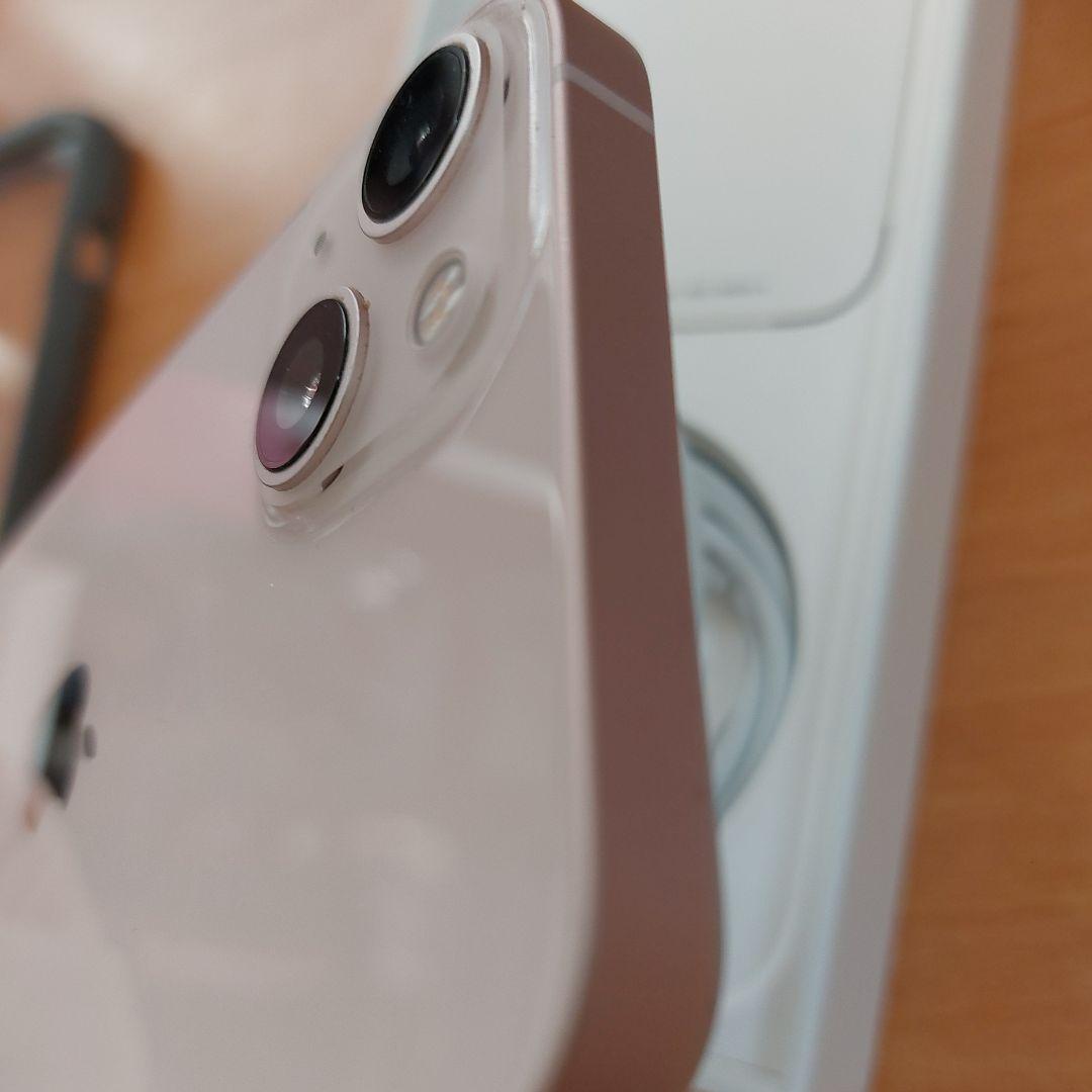 美品　iPhone13 256GB 本体 simフリーピンク　３点カバー付