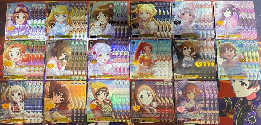 ヴァイスシュヴァルツ デレマスPB4コン＋旧弾パーツ