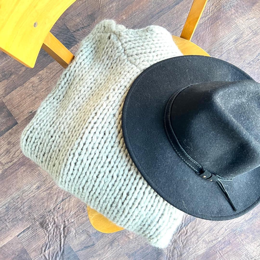 Whim Gazette オーバーサイズニットカーディガン