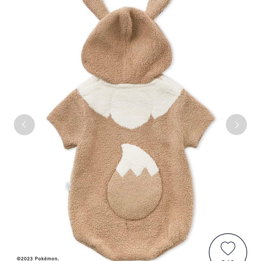 ポケモンスリープ×GELATO PIQUE イーブイ ロンパース 80-90