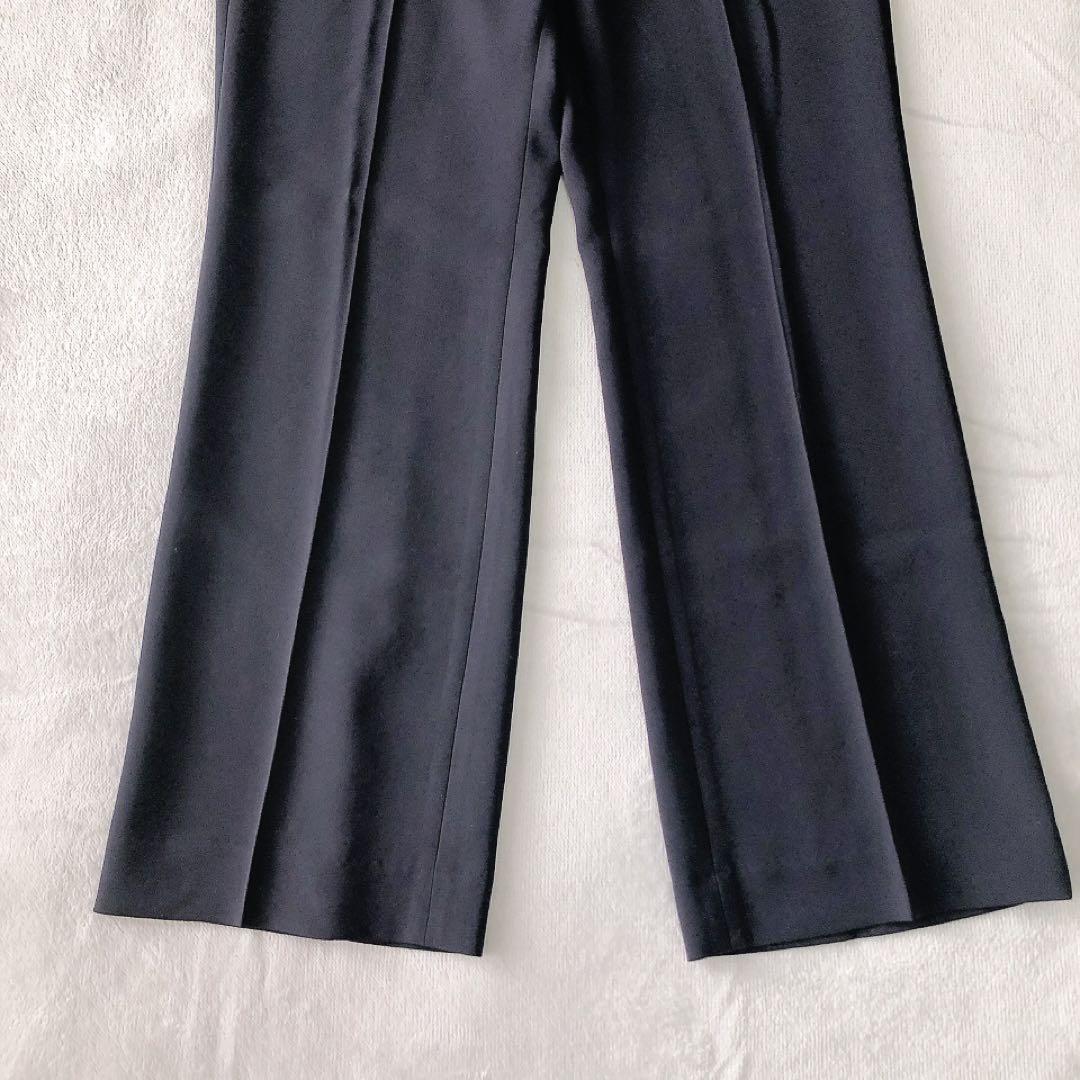 【美品】2025 PLST トリアセブレンド パンツスーツ M-S ネイビー