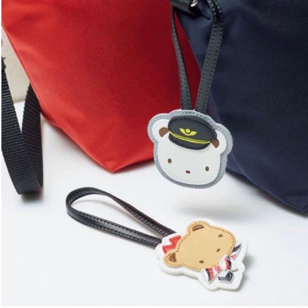 【送料無料】ファミリア Familiar JAL ポシェット 紺 赤 セット