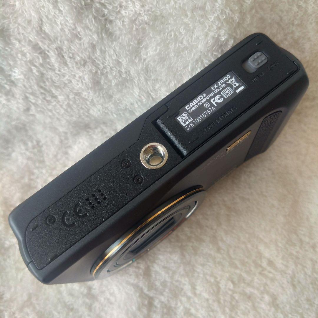 美品CASIO HS EX-ZR1000ブラック デジタルカメラ EXILIM