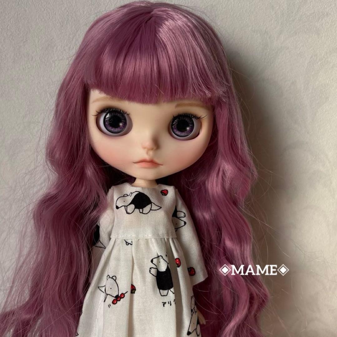 アイシードールカスタム ♡白肌・スモーキーパープル♡