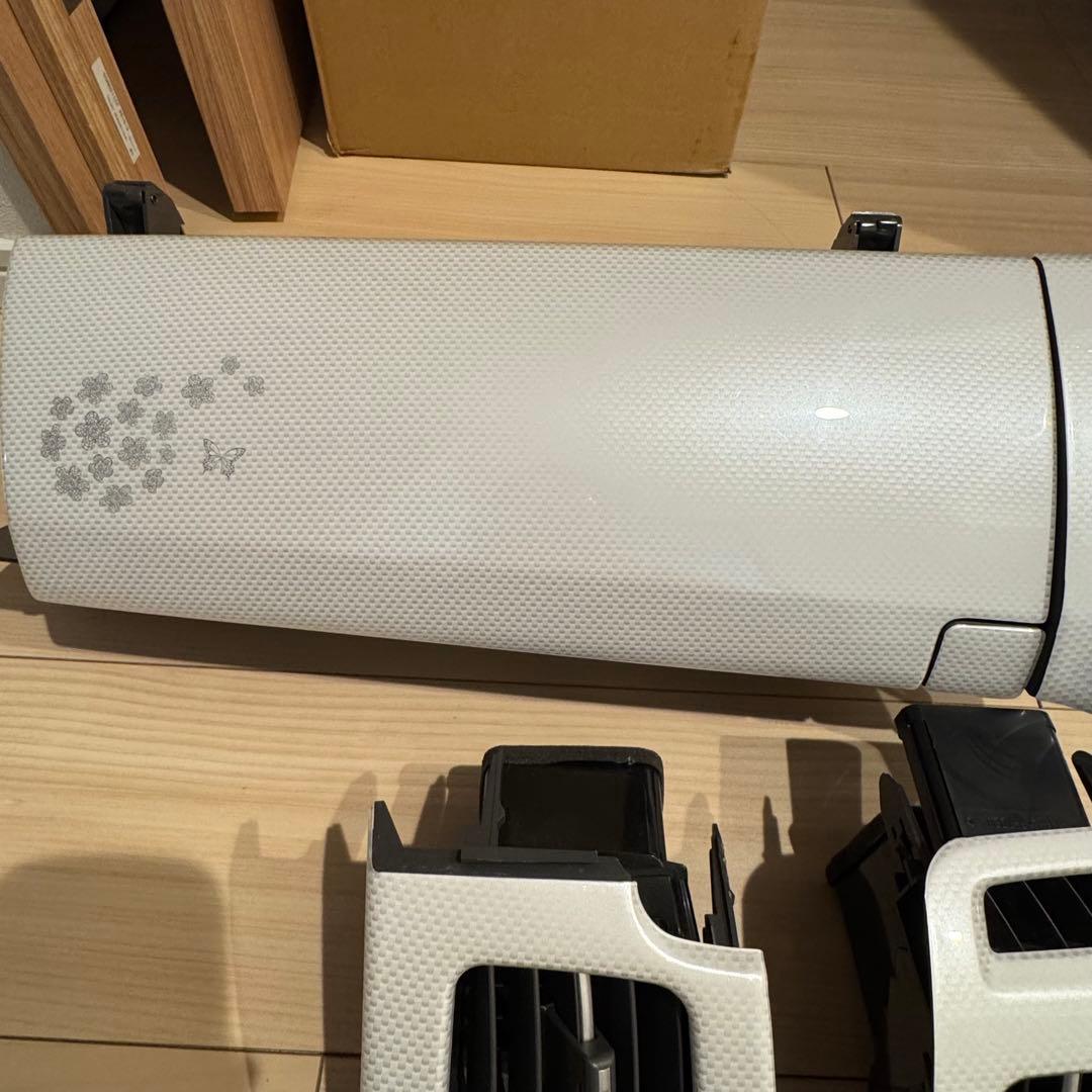 レア？ プリウス 30 前後共通 全グレード可 ホワイト カーボン 内装品セット