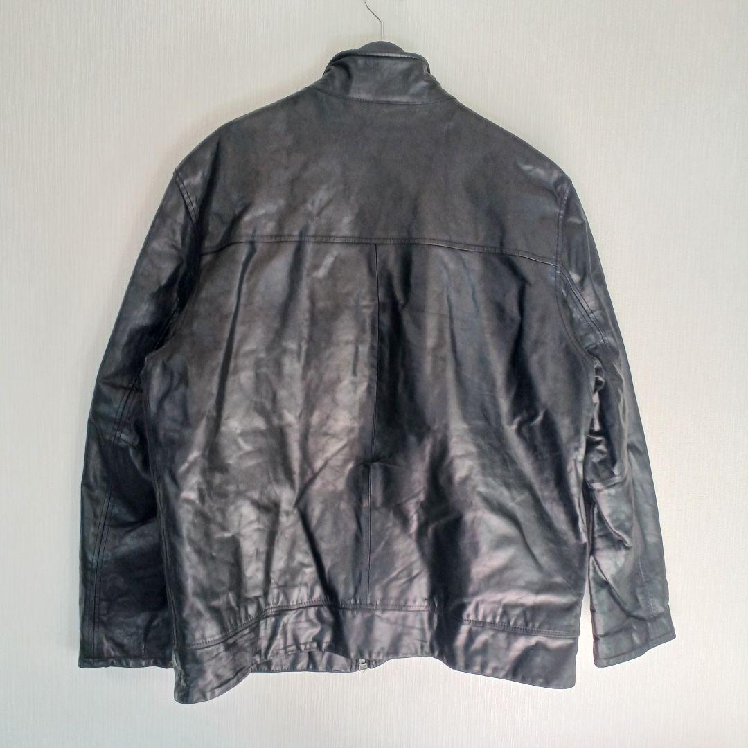 90's レザージャケット ギャップ　GAP 本革 XL ブラック
