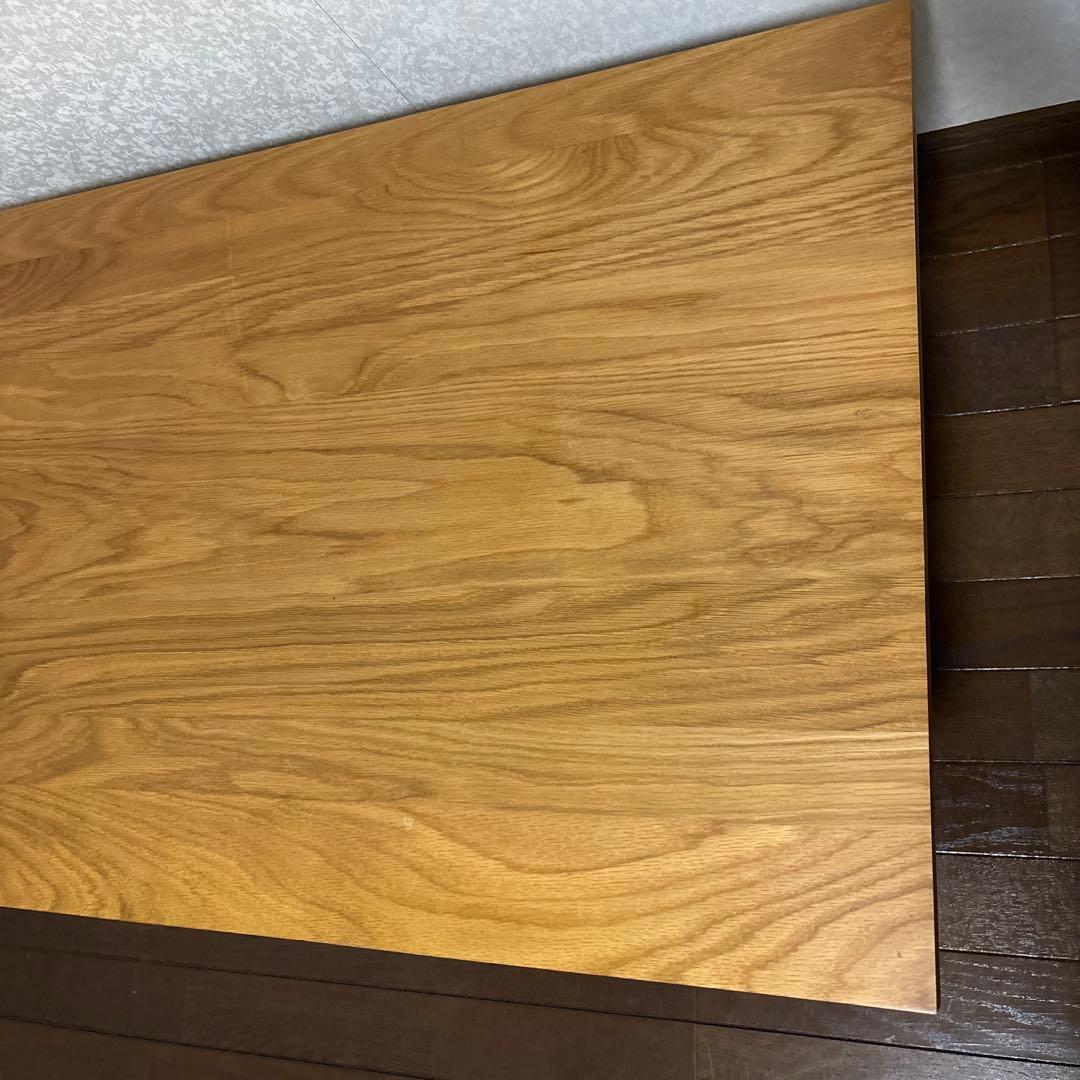 【美品】無印良品 無垢材 ローテーブル オーク材 900mm