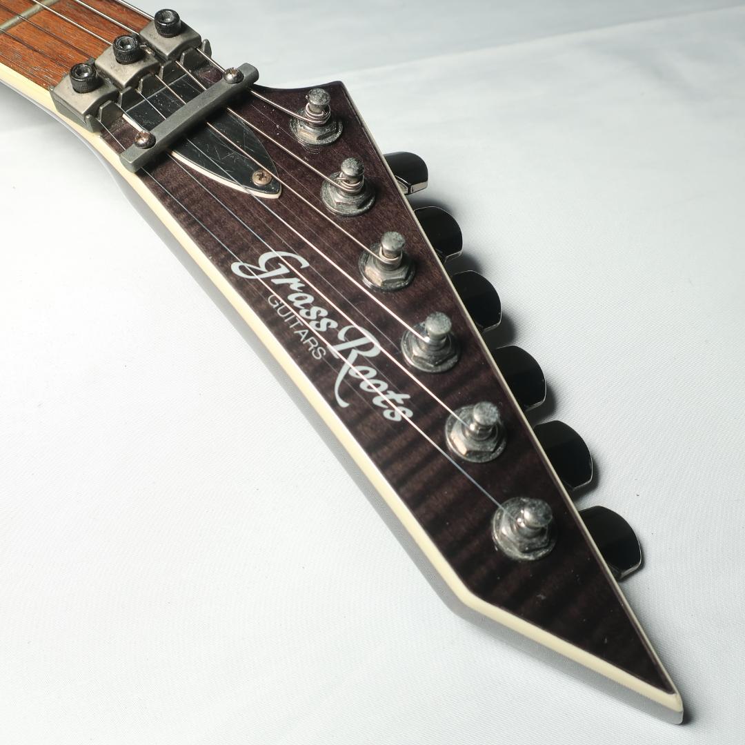 GrassRoots ホライゾン スルーネック エレキギターフロイドローズ搭載