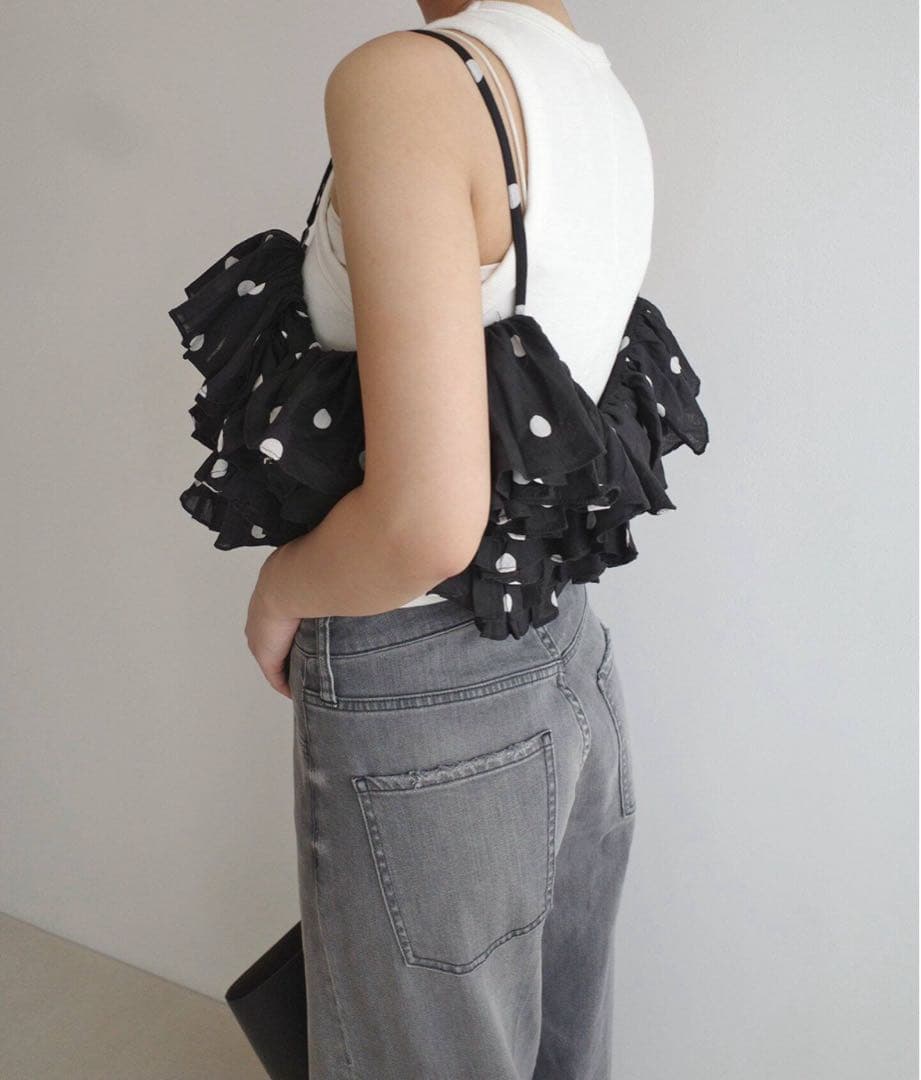 (専用)crinkle crinkle crinkle ドットフリルキャミ