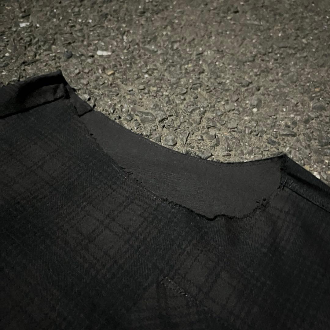 Number nine archive 本人期　ノースリーブチェックシャツ