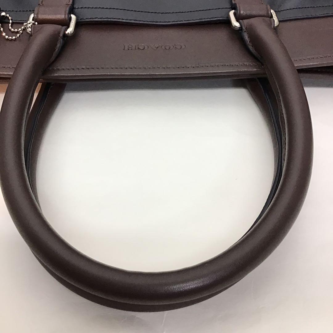 ❣️コーチCOACH❣️ 2wayトートショルダーバック　F71562 黒と茶色