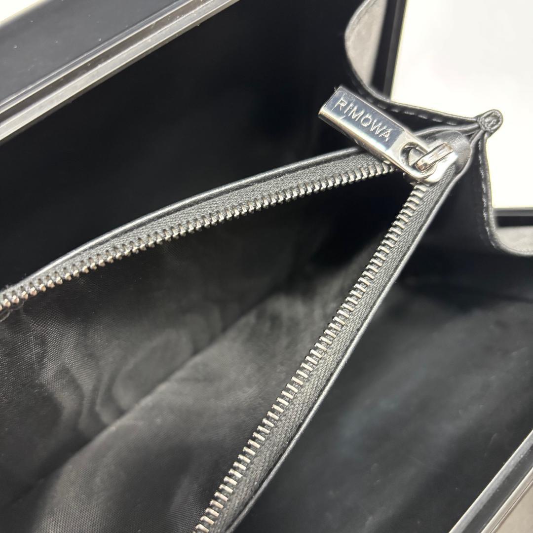 状態良【リモワ本物】ショルダーバッグ/ポリカボネート/ブラック/仕切りあり