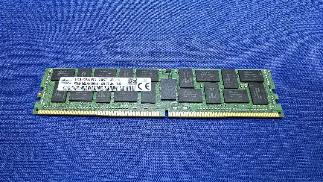 SKHynix DDR4 PC4-2400T 64GB ECCメモリ