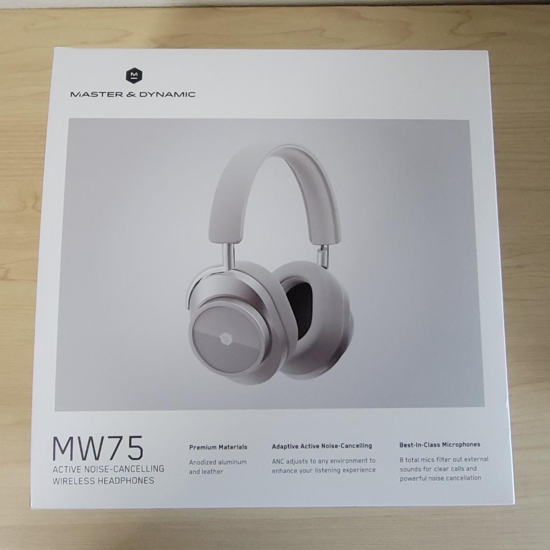 【ほぼ新品】MASTER & DYNAMIC MW75 Silver
