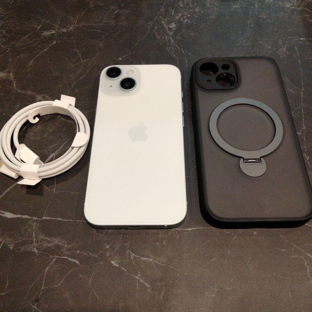 【美品】 iPhone15 256GB ブルー バッテリー最大容量84%