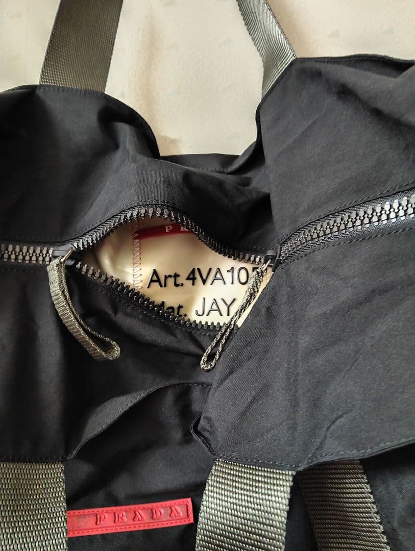 あい♪　PRADA 黒トートバッグ スポーツ　ご旅行に