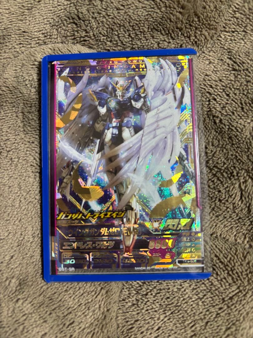 ストライクフリーダム　ウイングガンダムゼロEW トライエイジ専用スリーブ付き