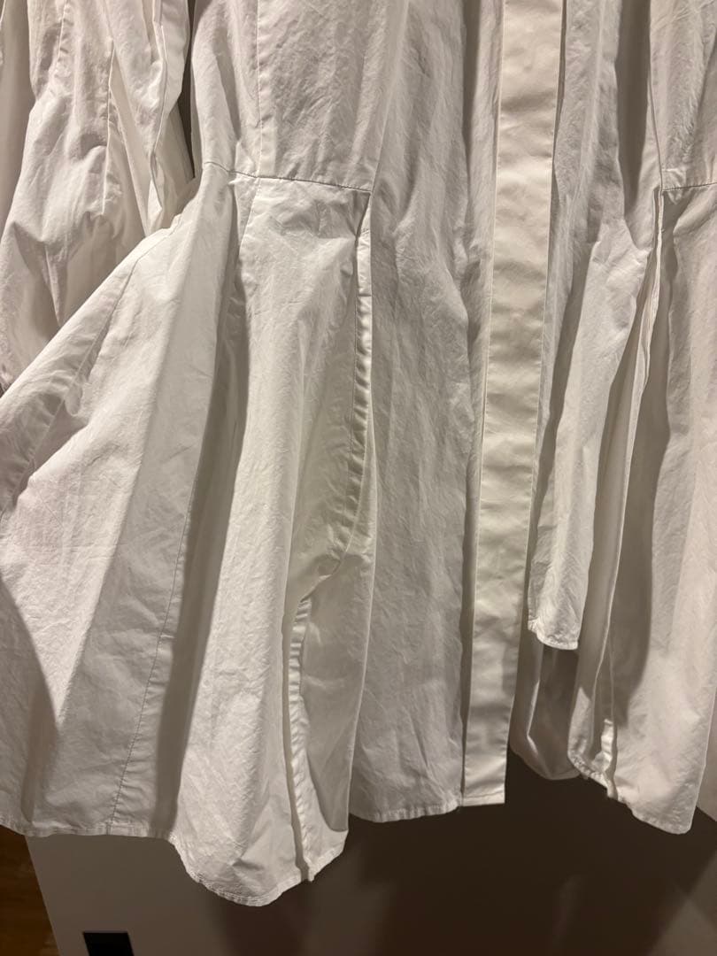 エンフォルド　ホワイト バルーンスリーブ シャツ