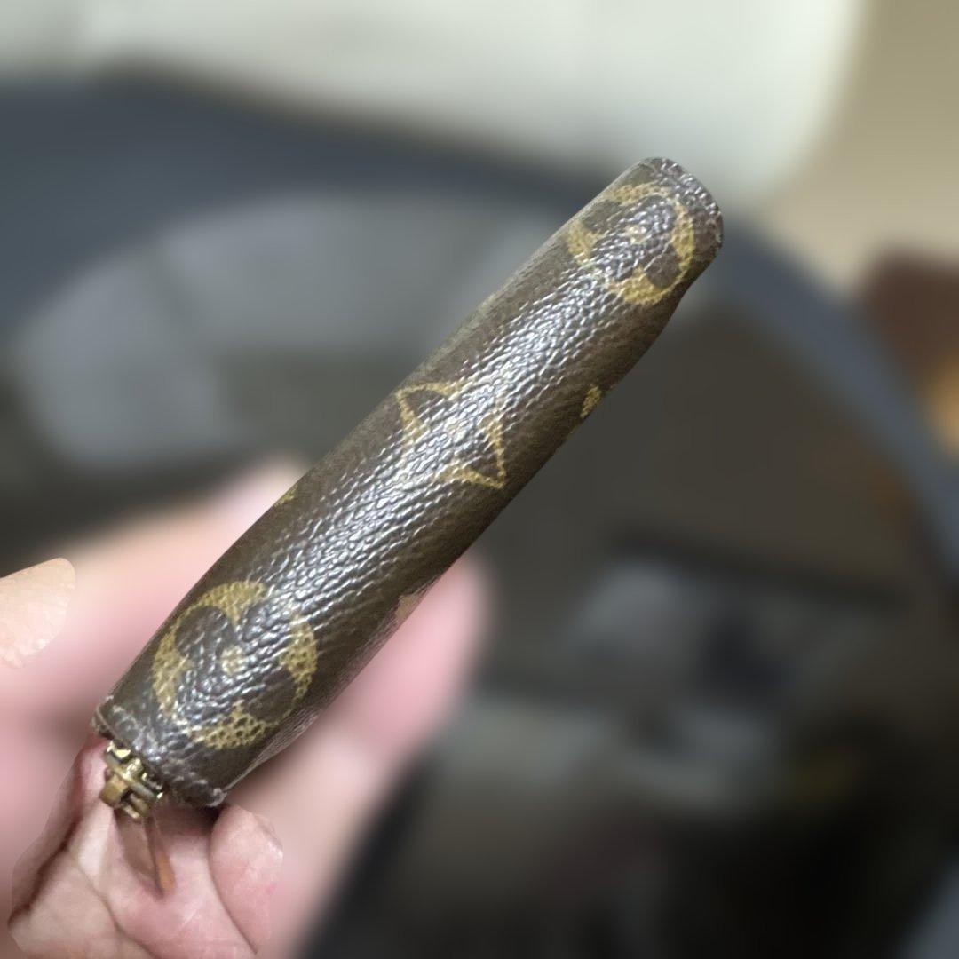 ⑨☆美品/訳あり☆モノグラム♪ジッピー パース ラウンドファスナー