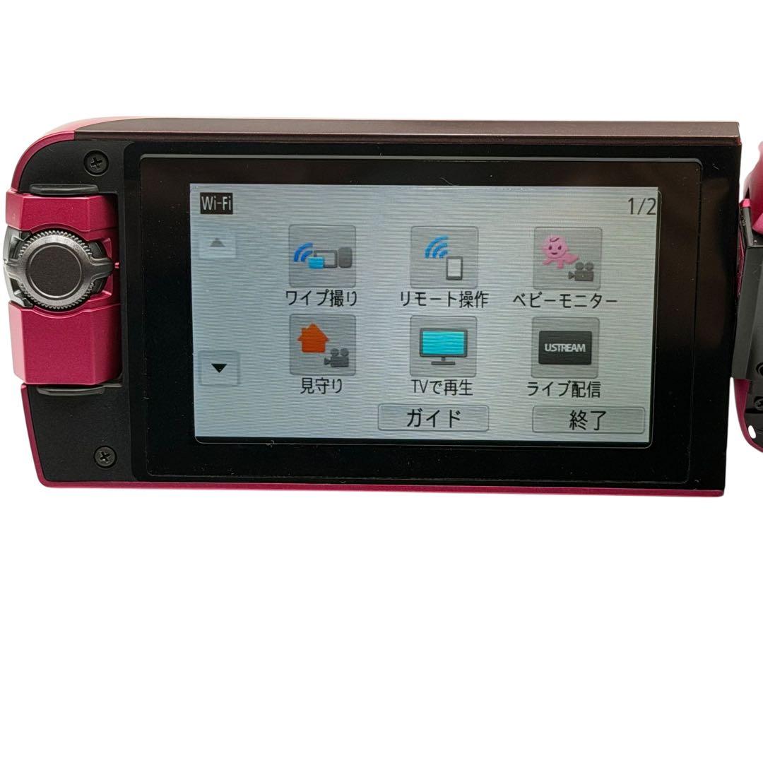 Panasonic HC-W570M-P ビデオカメラ ピンク Wi-Fi対応