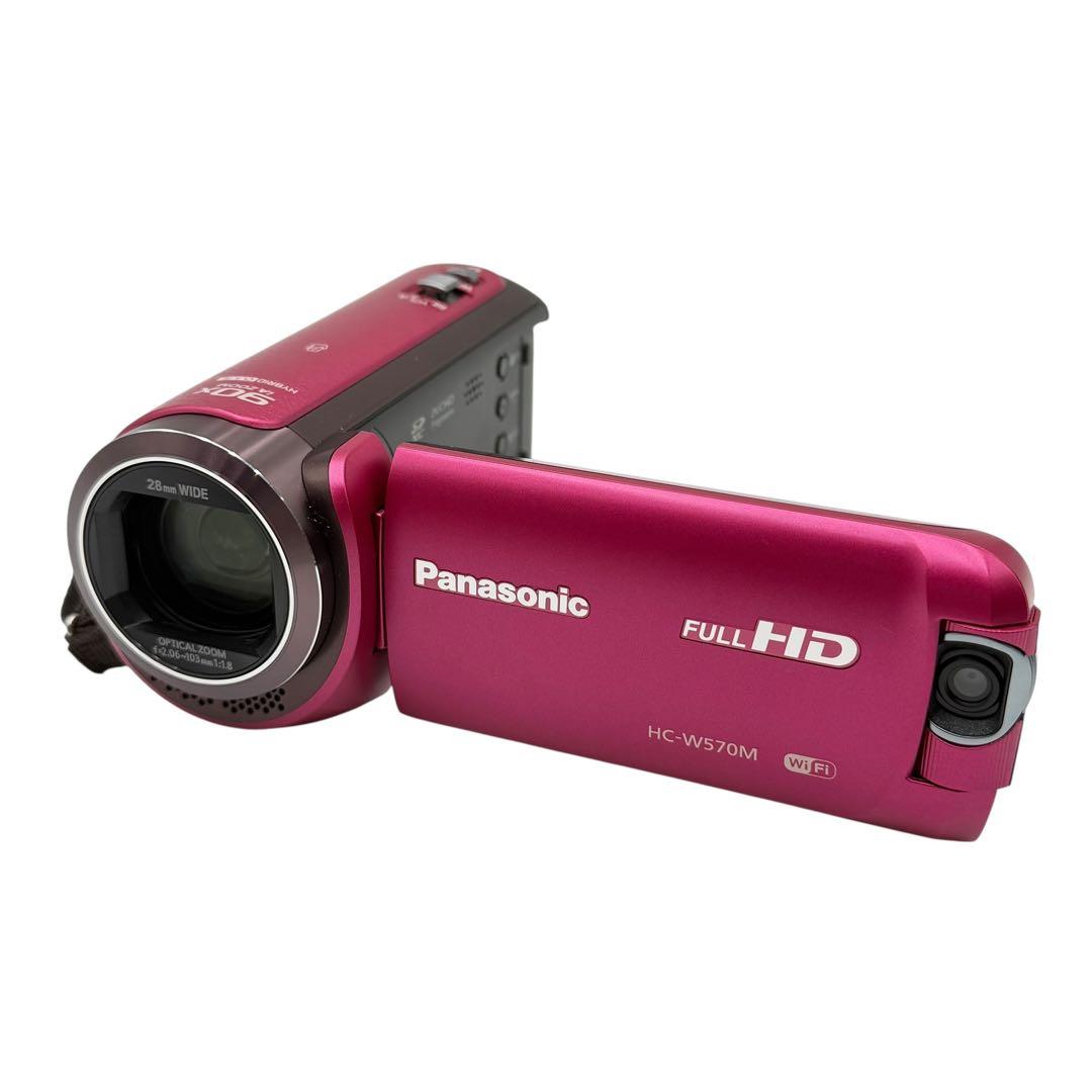 Panasonic HC-W570M-P ビデオカメラ ピンク Wi-Fi対応
