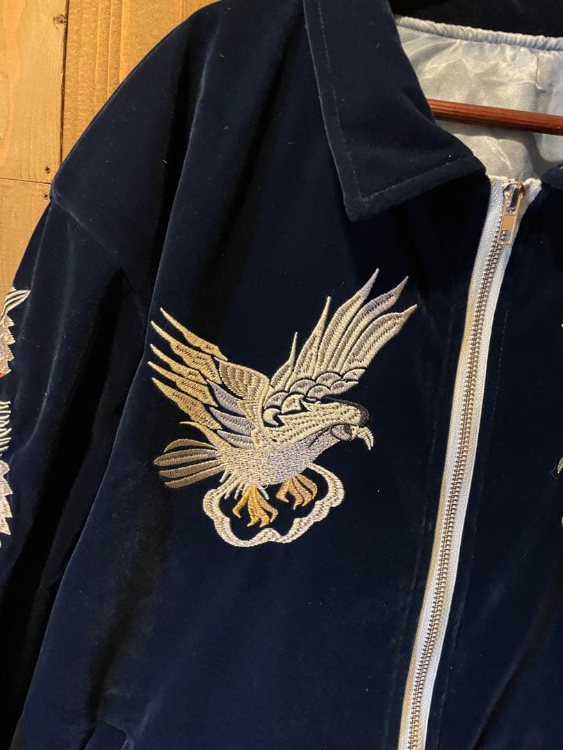 50s スーベニアジャケット 別珍 ベルベット レプリカ