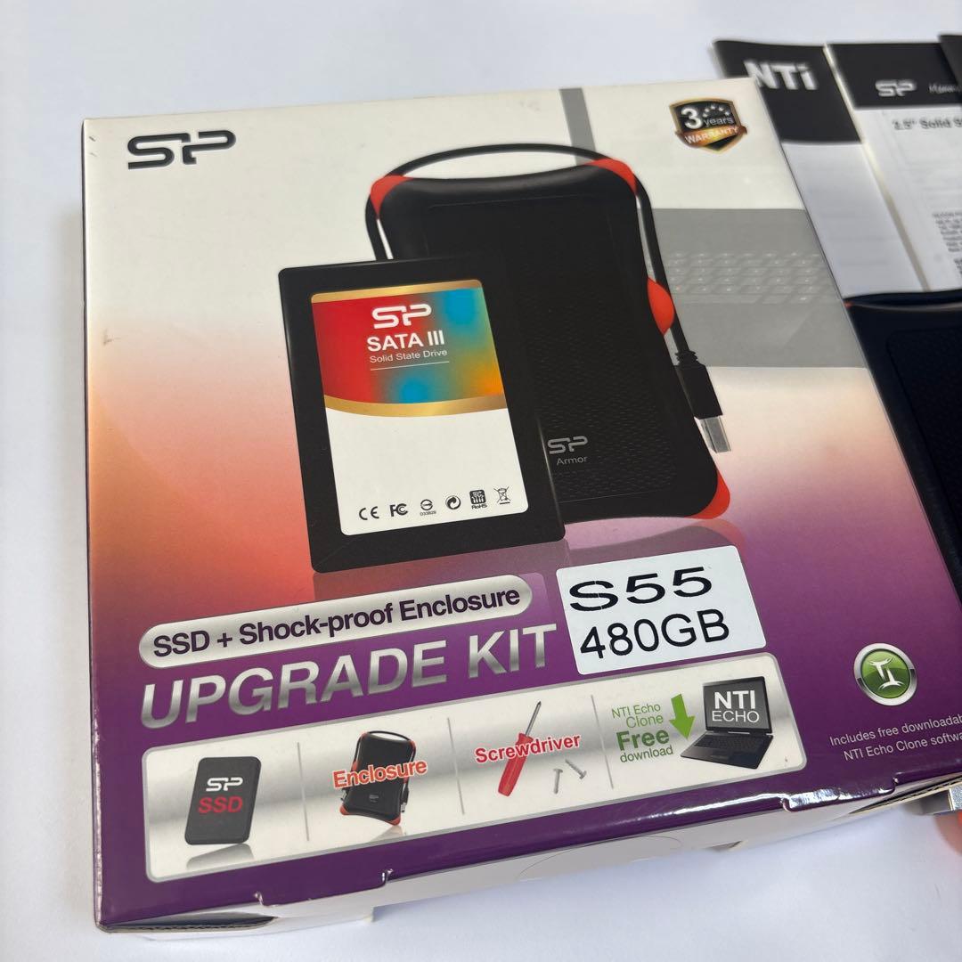 シリコンパワー SSD アップグレードキット 480GB 2.5インチ 7mm