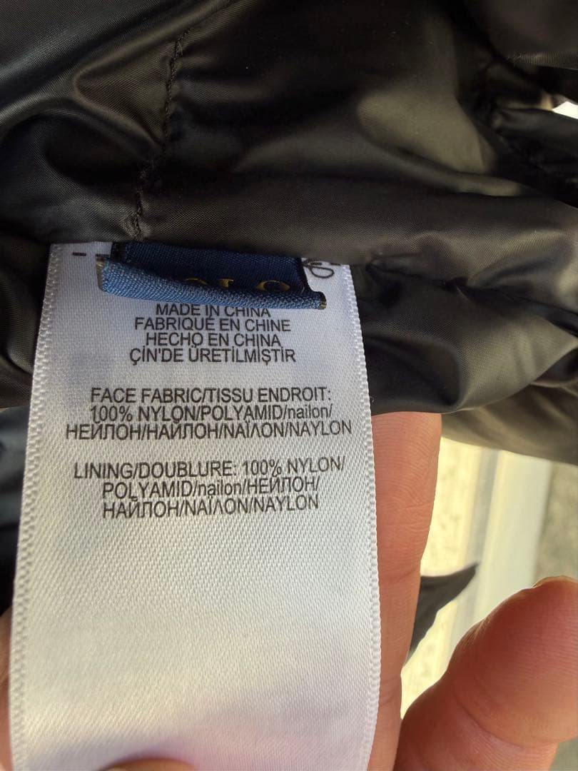 Ralph Lauren ブラック ダウンジャケット