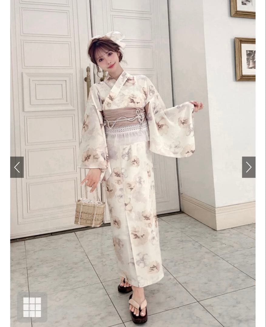 【本日中の発送可能】新品未開封 GRL 3点セット2Way花柄セパレート浴衣