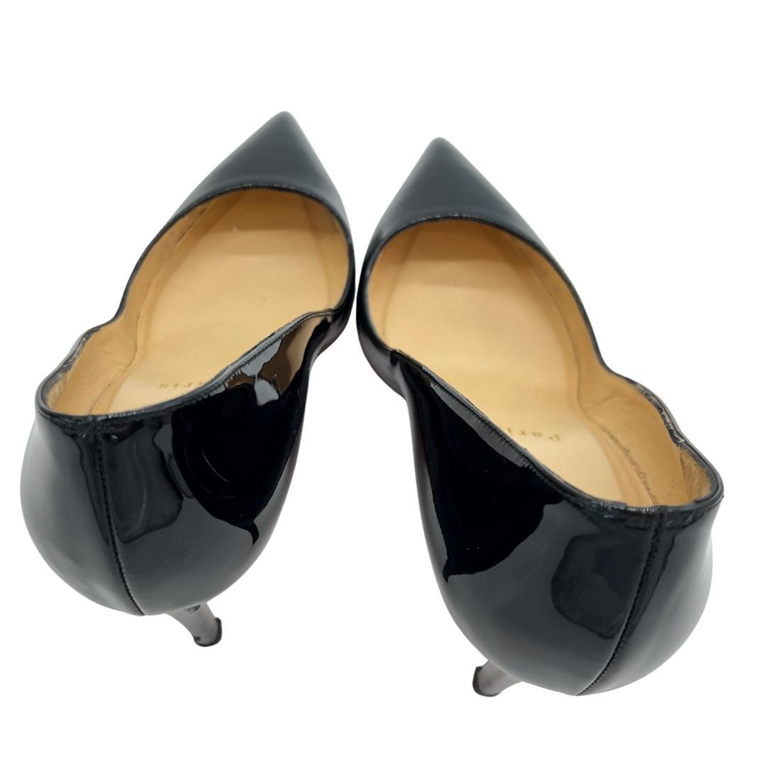 Christian Louboutin パンプス 黒 エナメル 24.5㎝