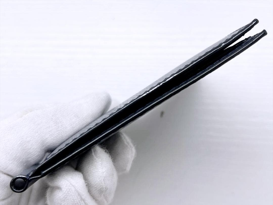 未使用保管　valextra　ヴァレクストラ　マネークリップ　ネイビー